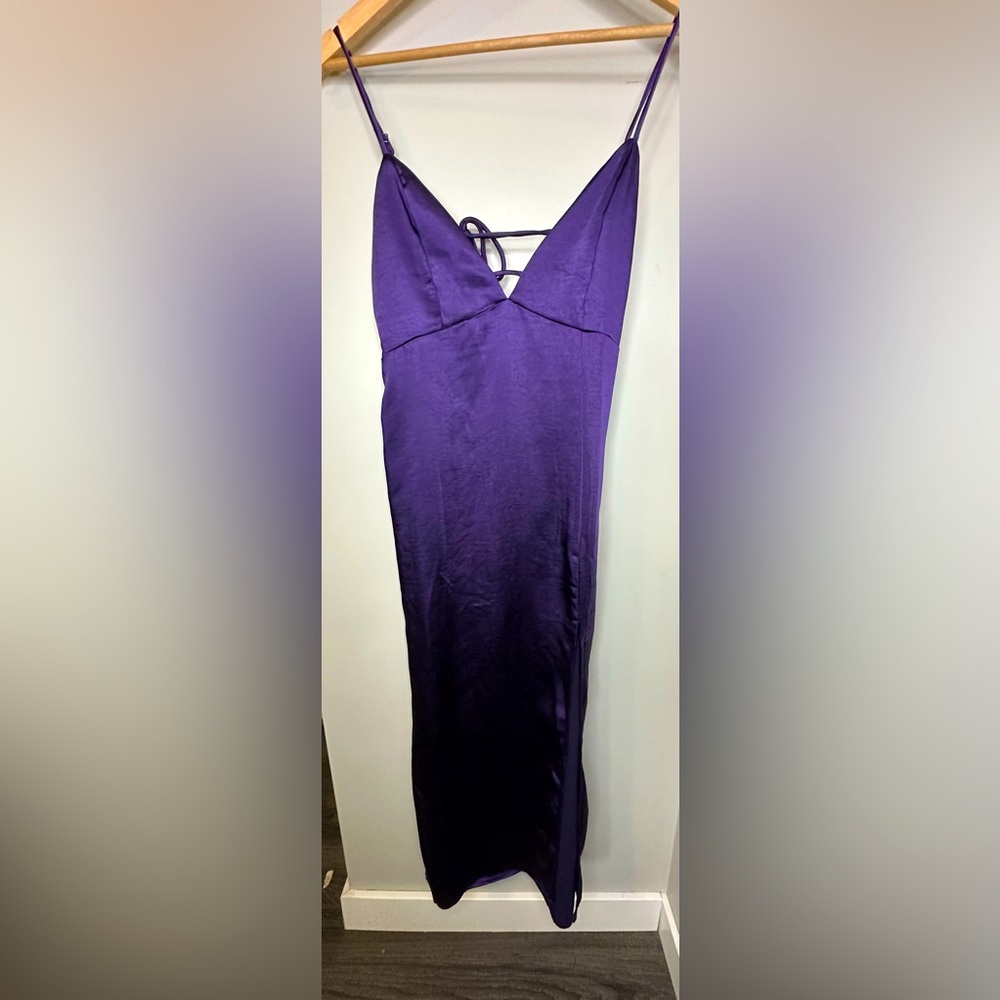 Elegant Purple Maxi Dress